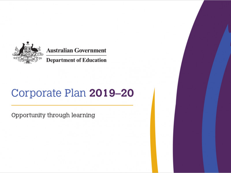 Department of Education Corporate Plan 2019–20